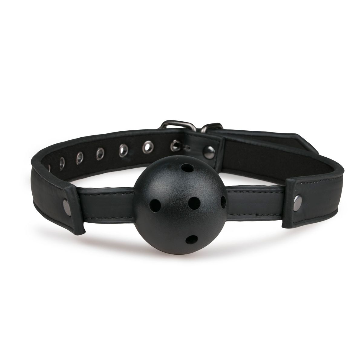 Easytoys Fetish - Ball gag met PVC bal - zwart