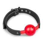 Easytoys Fetish - Ball gag met PVC bal - zwart