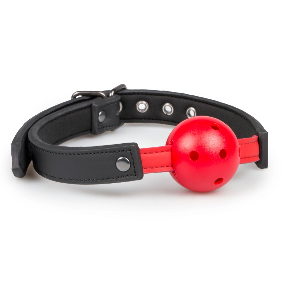 Easytoys Fetish - Ball gag met PVC bal - zwart