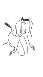 Easytoys Fetish - Lederhalsband mit Nippelketten
