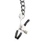 Easytoys Fetish - Lederhalsband mit Nippelketten