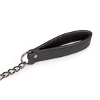 Easytoys Fetish - Lederhalsband mit Nippelketten