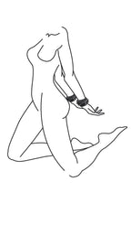 Easytoys Fetish - Handgelenkmanschetten - Schwarz