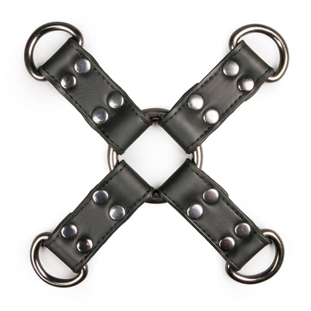Easytoys Fetish - Schwarzer Hog-Tie aus Leder