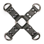 Easytoys Fetish - Schwarzer Hog-Tie aus Leder