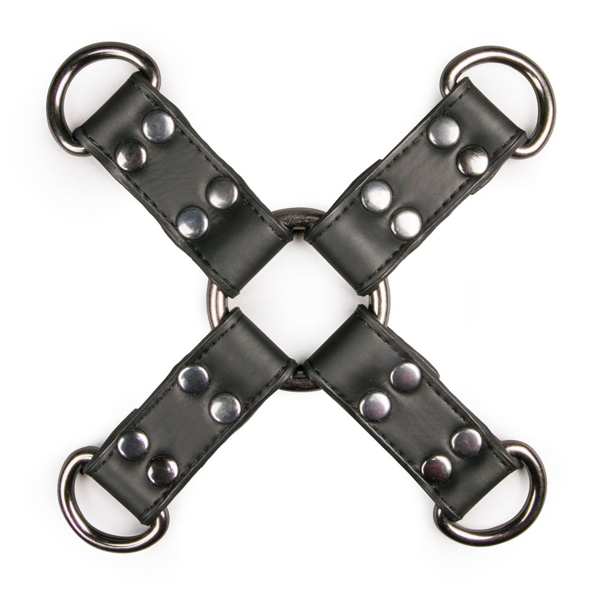 Easytoys Fetish - Schwarzer Hog-Tie aus Leder