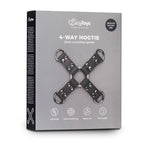 Easytoys Fetish - Schwarzer Hog-Tie aus Leder