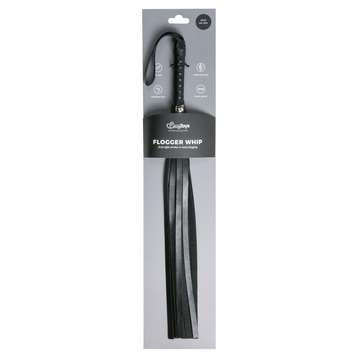 Easytoys Fetish - Kleine Riemenpeitsche aus Leder