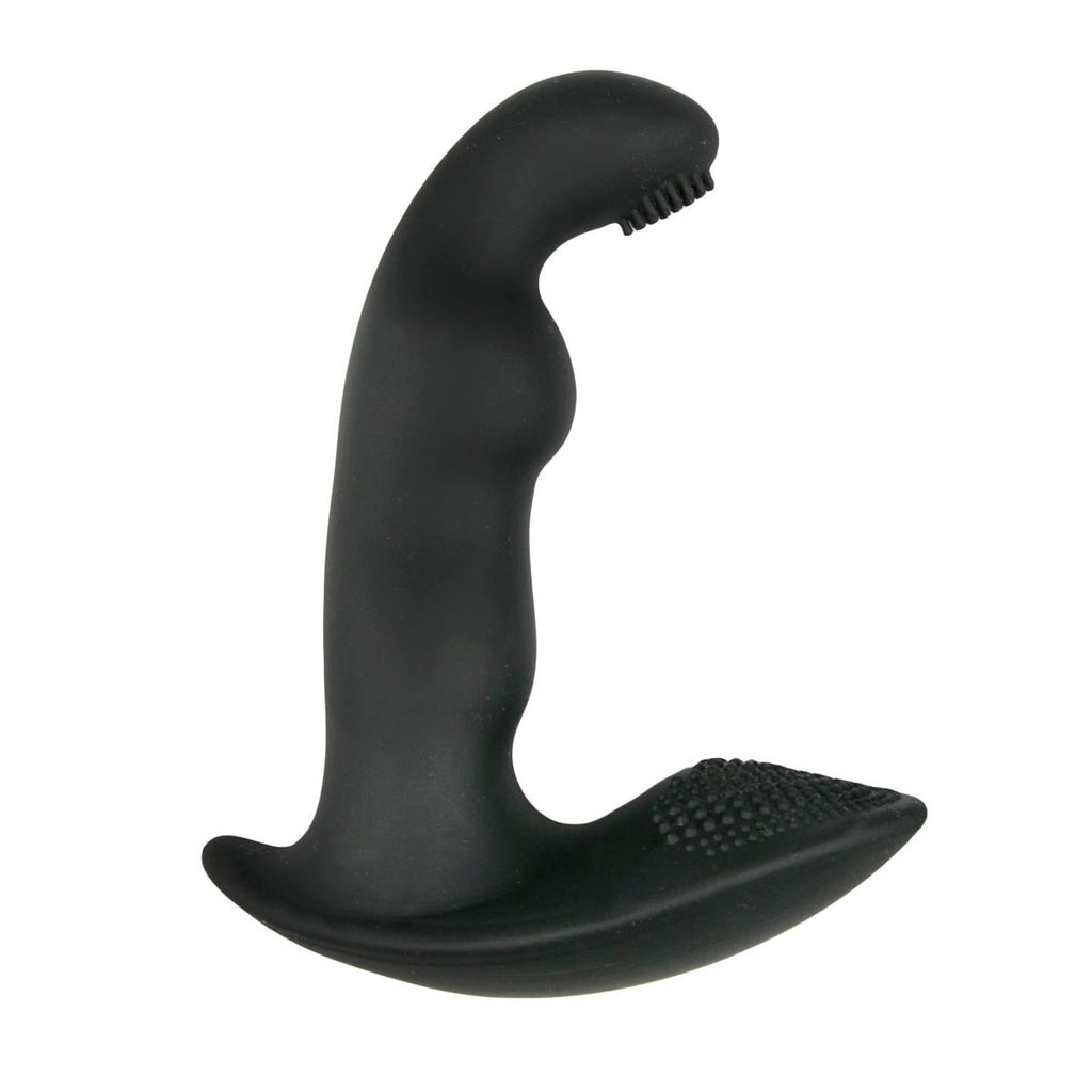 Dynamic Duke - Gerippter Prostata-Vibrator - Schwarz
