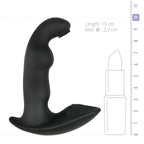 Dynamic Duke - Gerippter Prostata-Vibrator - Schwarz
