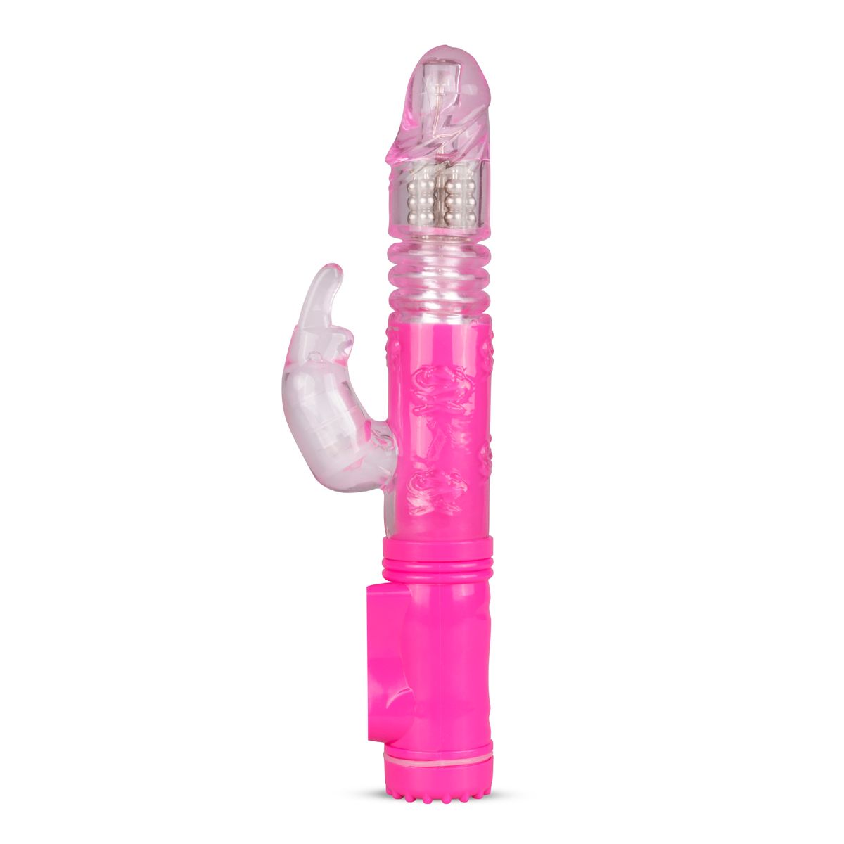 EasyToys - Stoßender Rabbit Vibrator - Pink