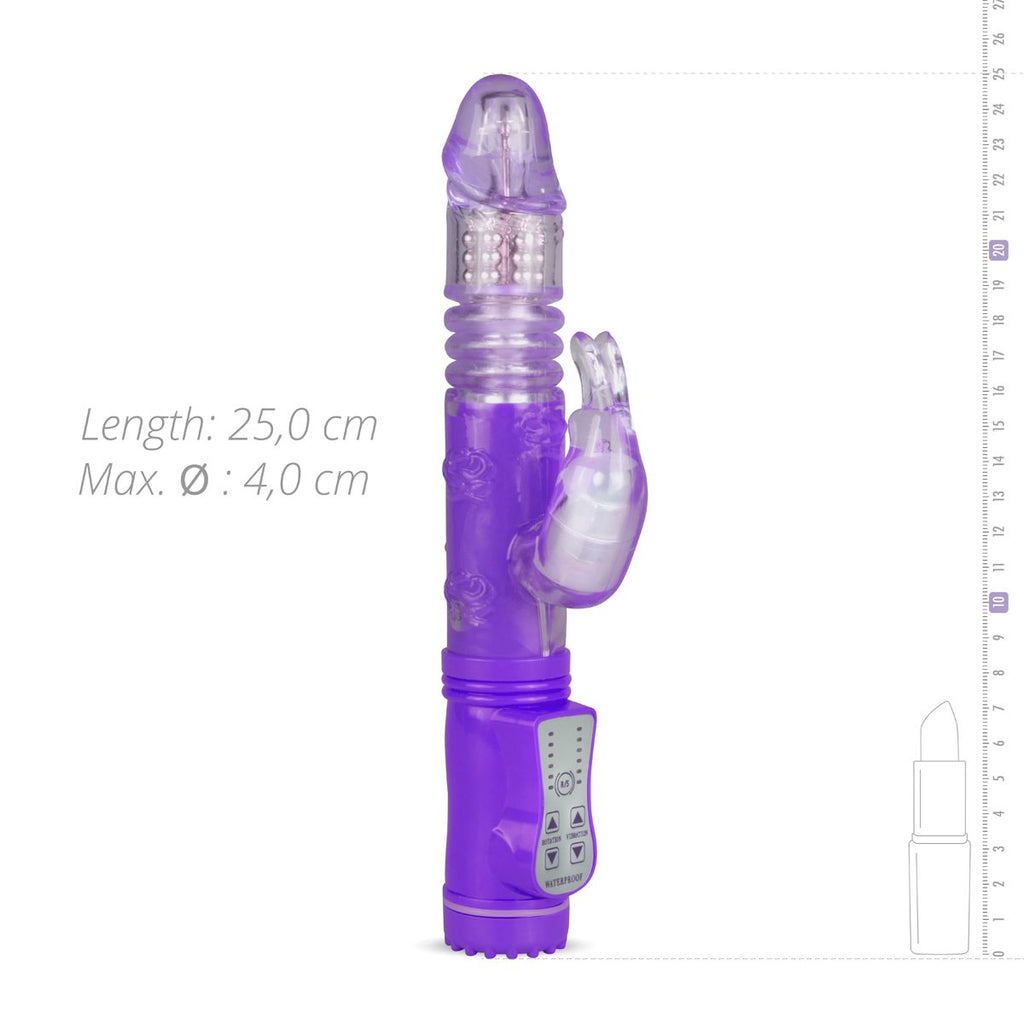 EasyToys - Stoßender Rabbit Vibrator - Pink