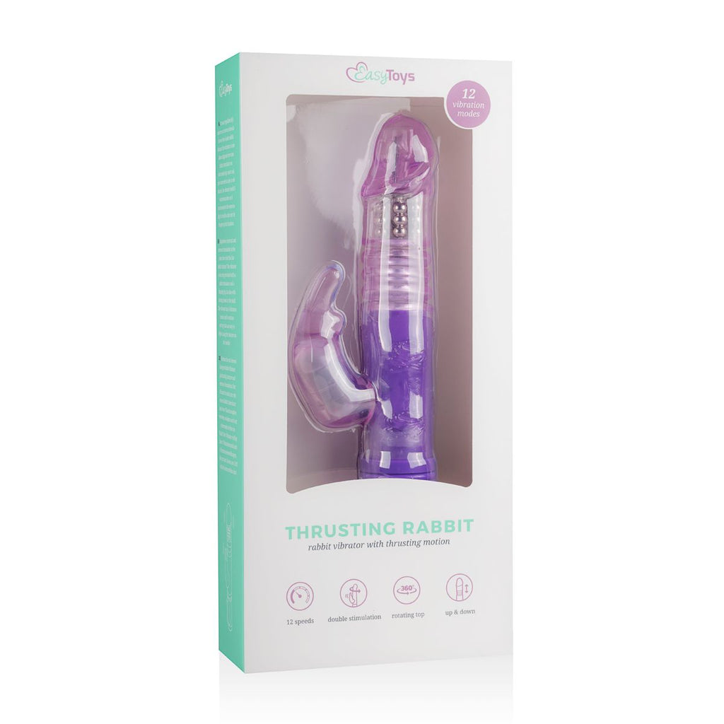 EasyToys - Stoßender Rabbit Vibrator - Pink