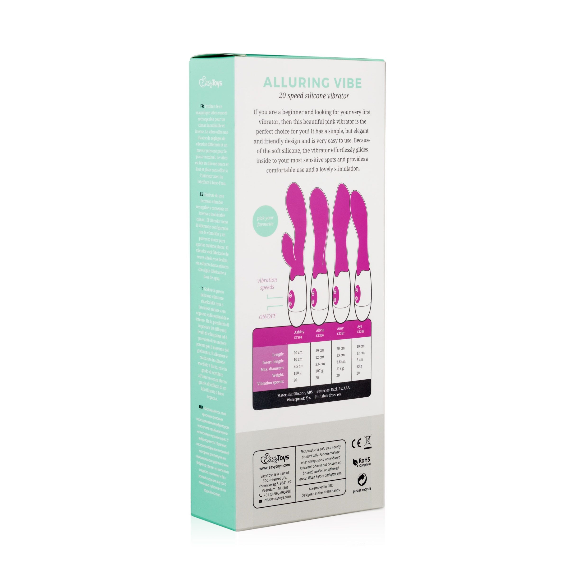 EasyToys - Blossom Vibrator - Silikon G-Punkt Vibrator Rosa