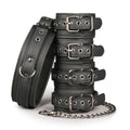 Easytoys Fetish - Bondage Set - Halsband Hand- und Fußfesseln