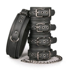 Easytoys Fetish - Bondage Set - Halsband Hand- und Fußfesseln