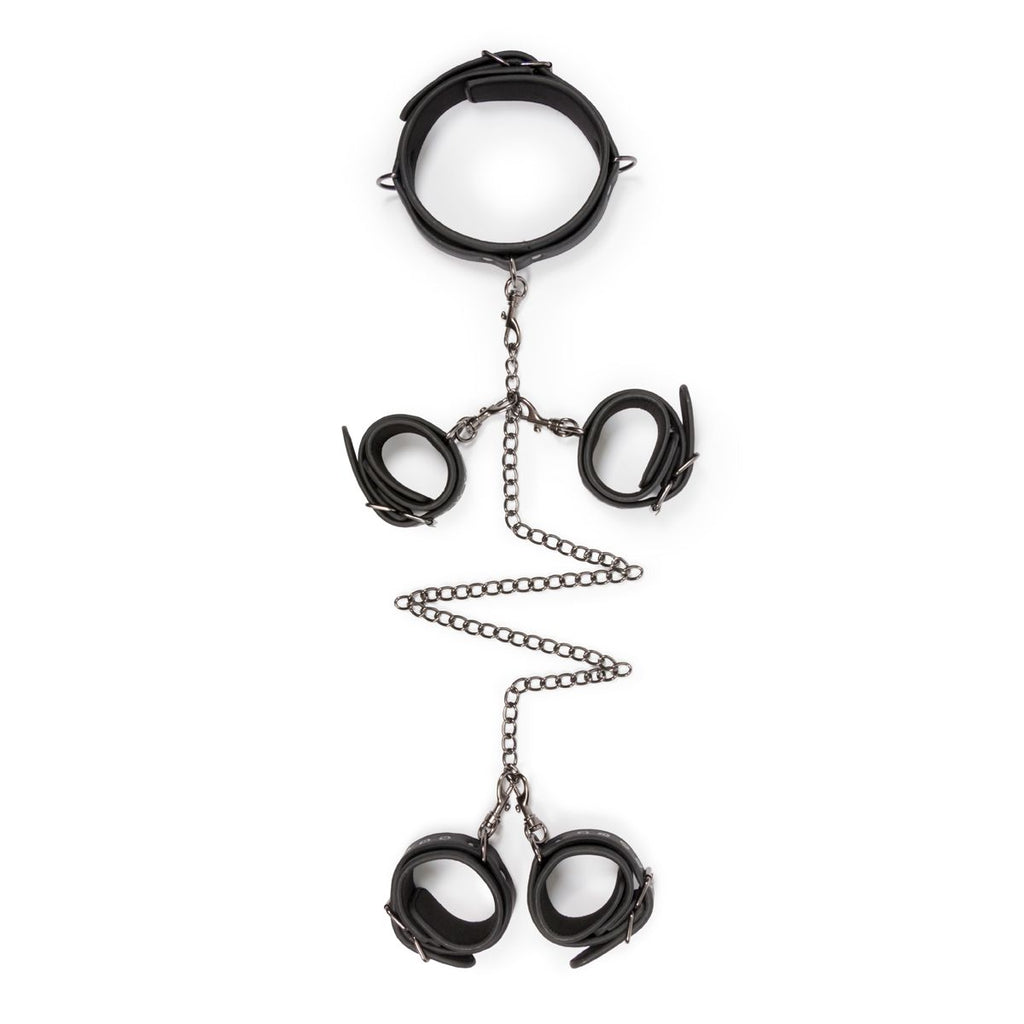 Easytoys Fetish - Bondage Set - Halsband Hand- und Fußfesseln