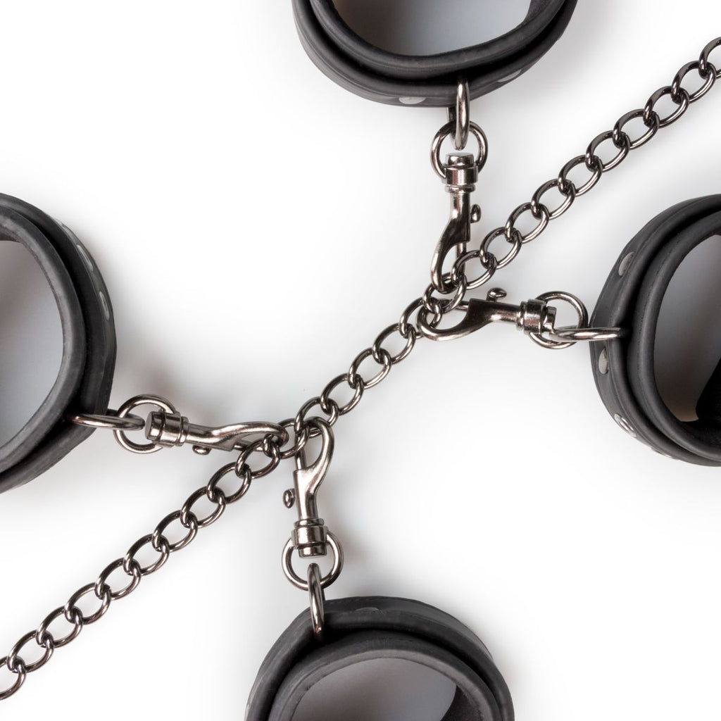Easytoys Fetish - Bondage Set - Halsband Hand- und Fußfesseln
