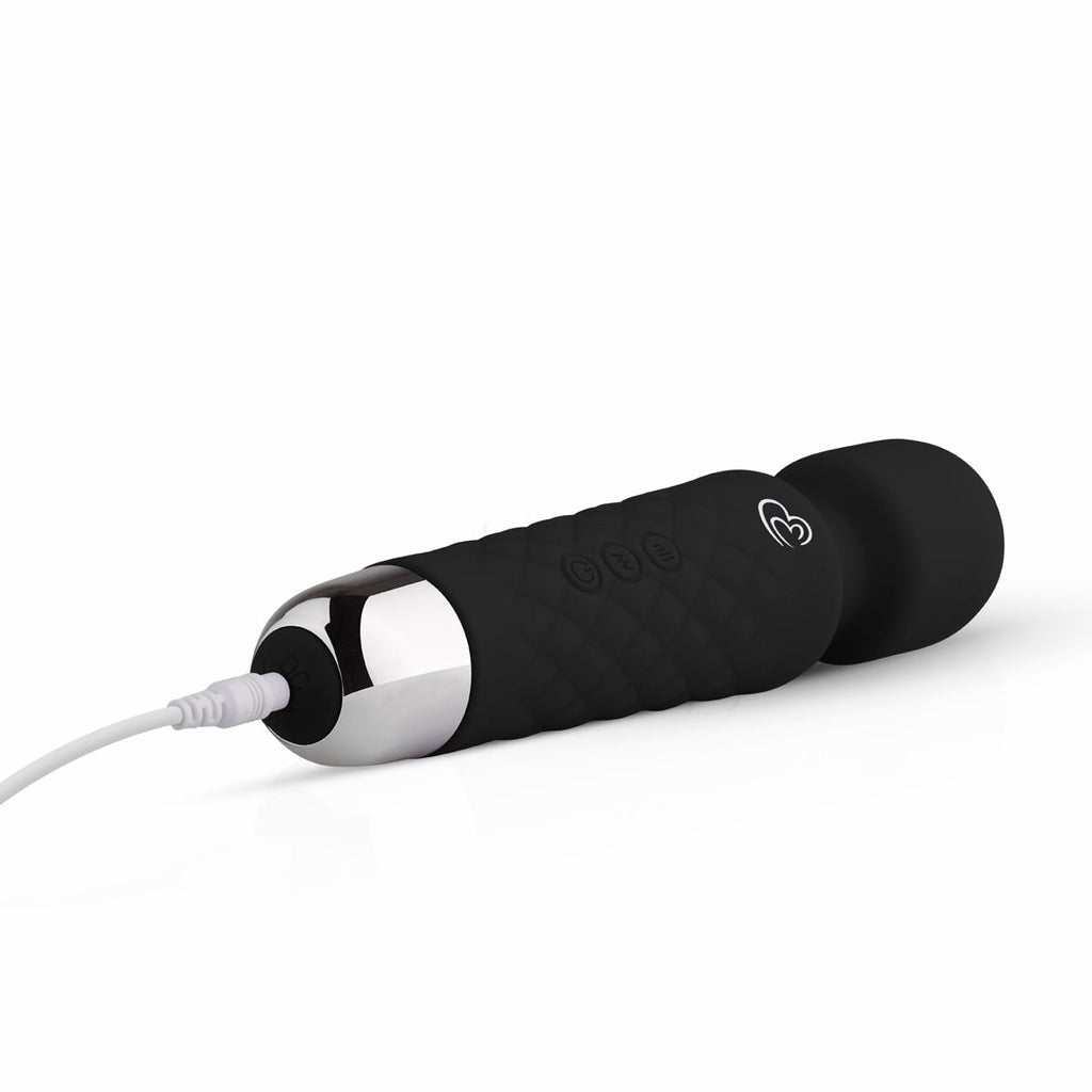 EasyToys - Mini Wand Vibrator - Schwarz