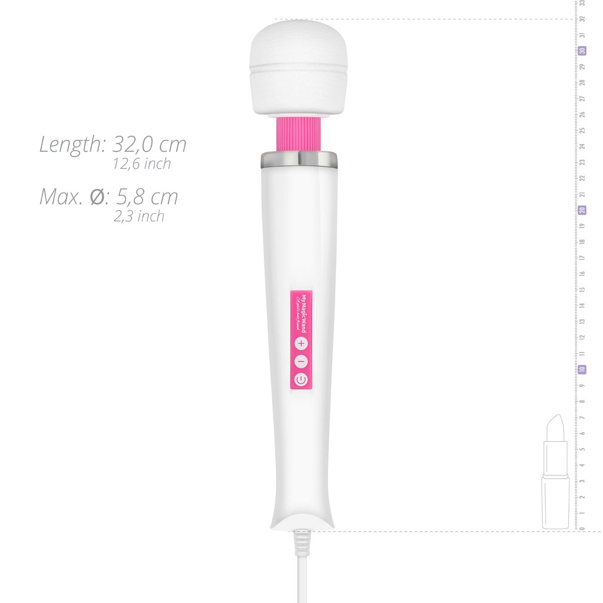 MyMagicWand - Wand Vibrator mit 6 Vibrationsstufen - Lila