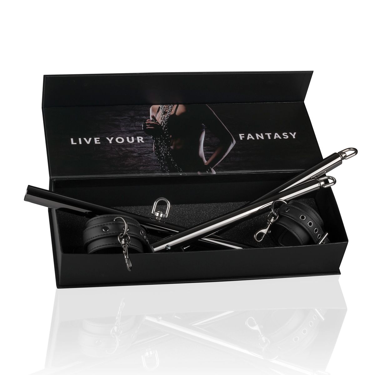 Easytoys Fetish - Expander Spreader Bar and Cuffs Set