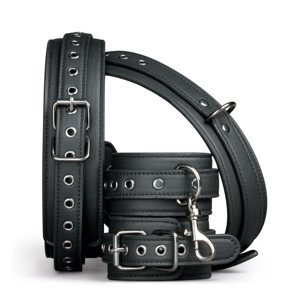 Easytoys Fetish - Thigh und Wrist Cuff Set - Schwarz