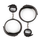 Easytoys Fetish - Thigh und Wrist Cuff Set - Schwarz