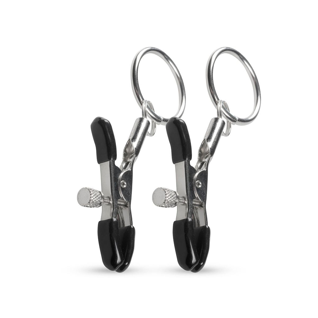 Easytoys Fetish - Metall Nippelklammern mit Ring