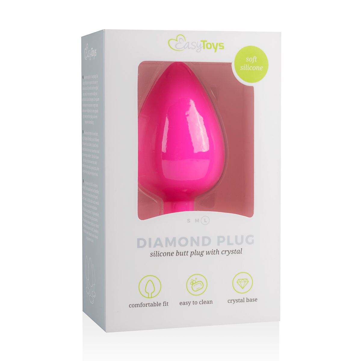 Diamond Analplug groß - schwarz