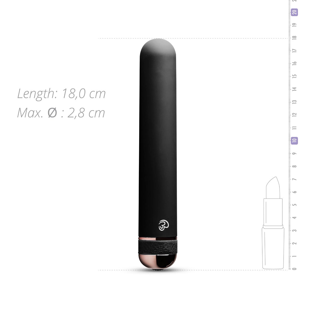 Supreme Vibe - Klassischer Vibrator mit 10 Stufen - Rosa