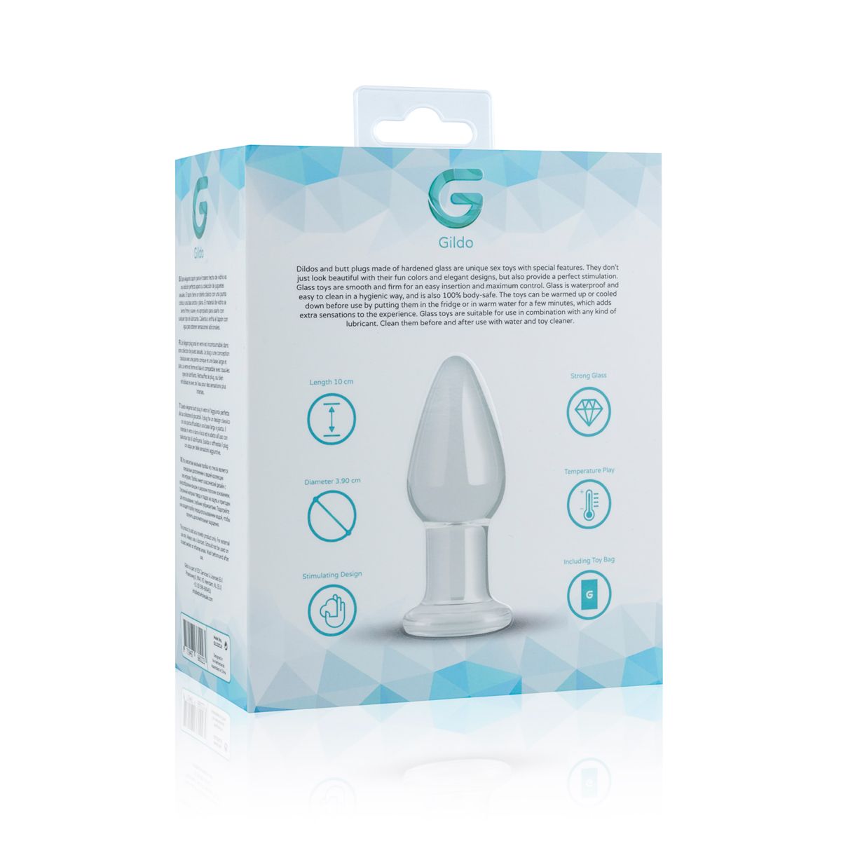 Gildo - Glazen Buttplug No. 24 - 9,4 cm