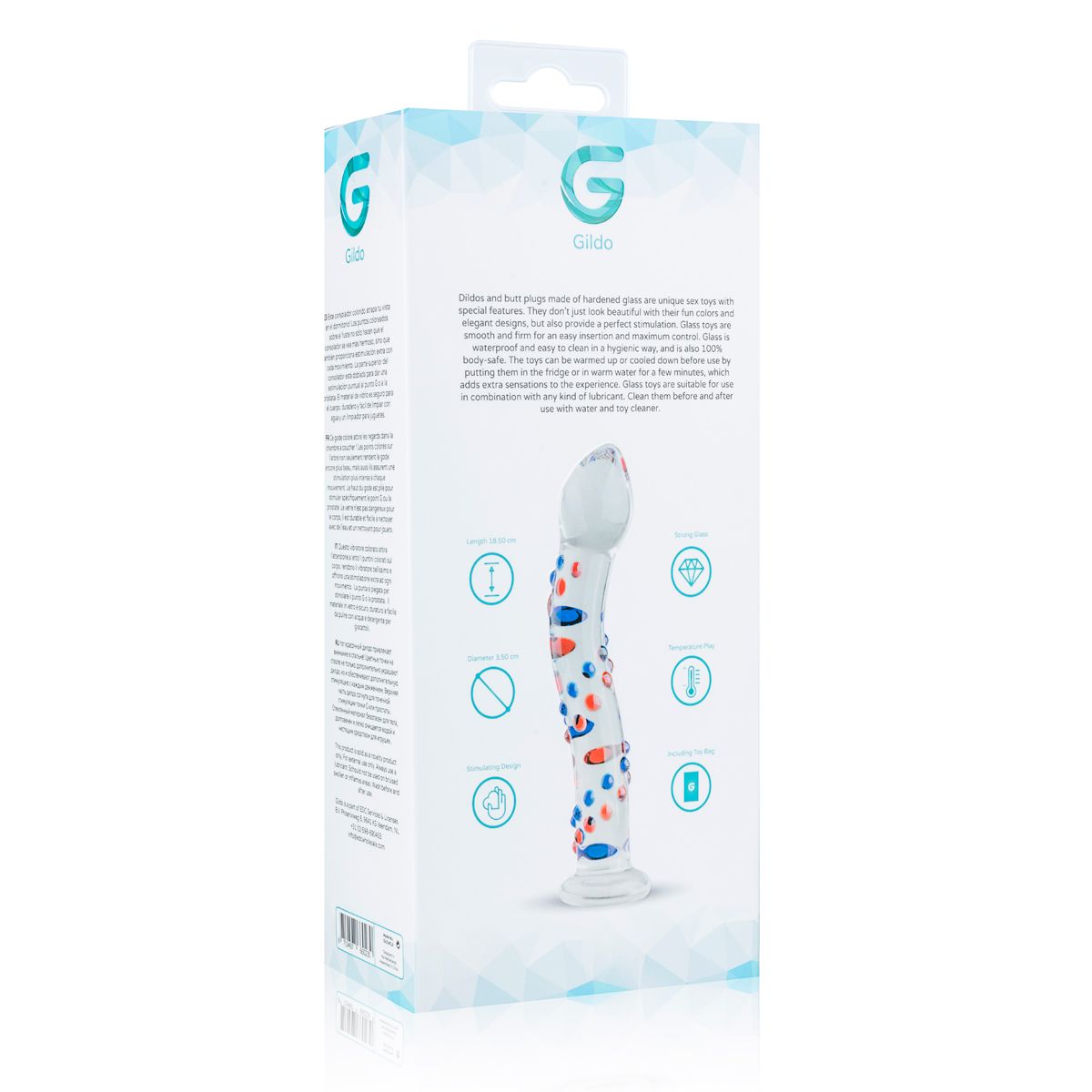 Gildo - Glasdildo Nr. 3 - 18,5 cm