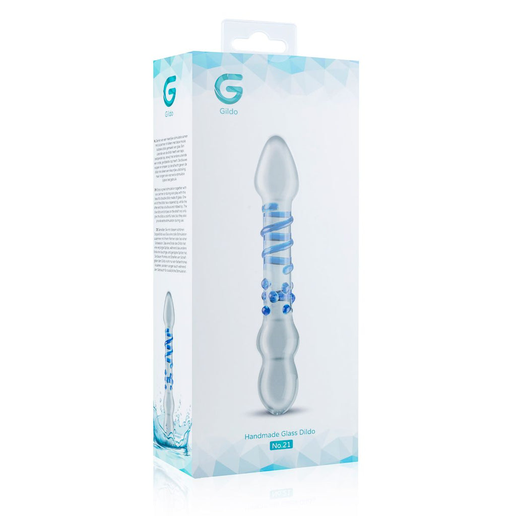 Gildo - Glazen Dubbele Dildo No. 21 - 19 cm