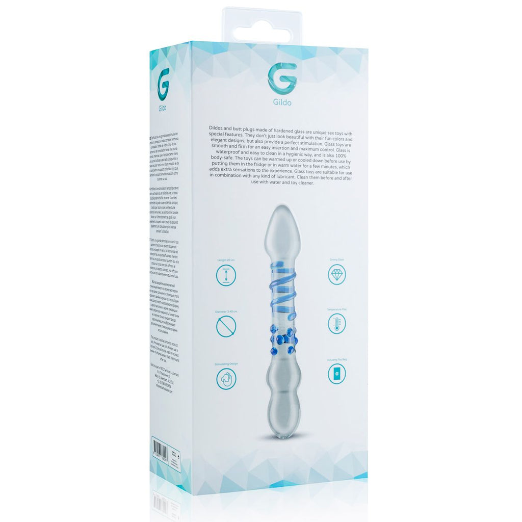 Gildo - Glazen Dubbele Dildo No. 21 - 19 cm