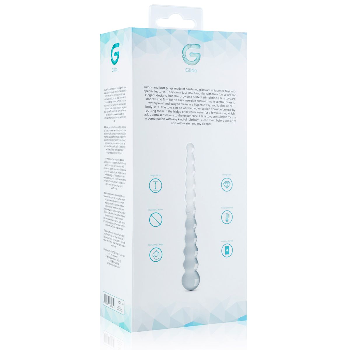 Gildo - Glazen Dildo No. 20 - 23 cm
