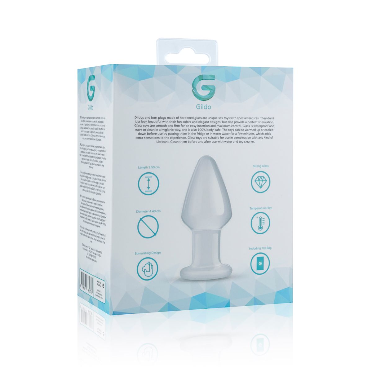 Gildo - Glazen Buttplug No. 25 - 9,5 cm