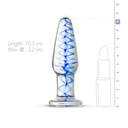 Gildo - Glas-Analplug Nr. 23 - 10,5 cm