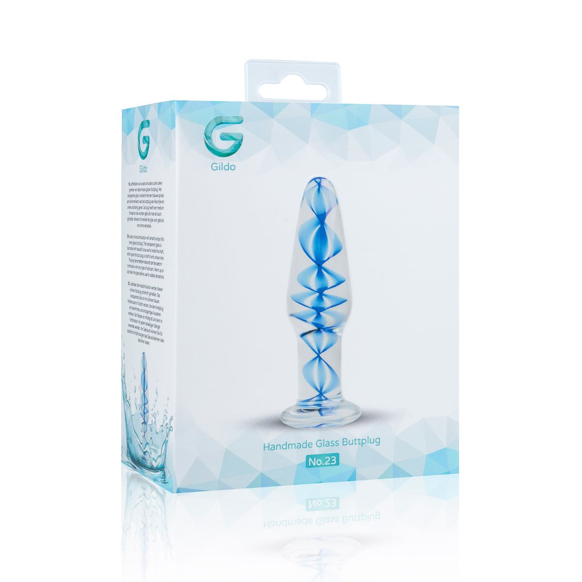 Gildo - Glas-Analplug Nr. 23 - 10,5 cm