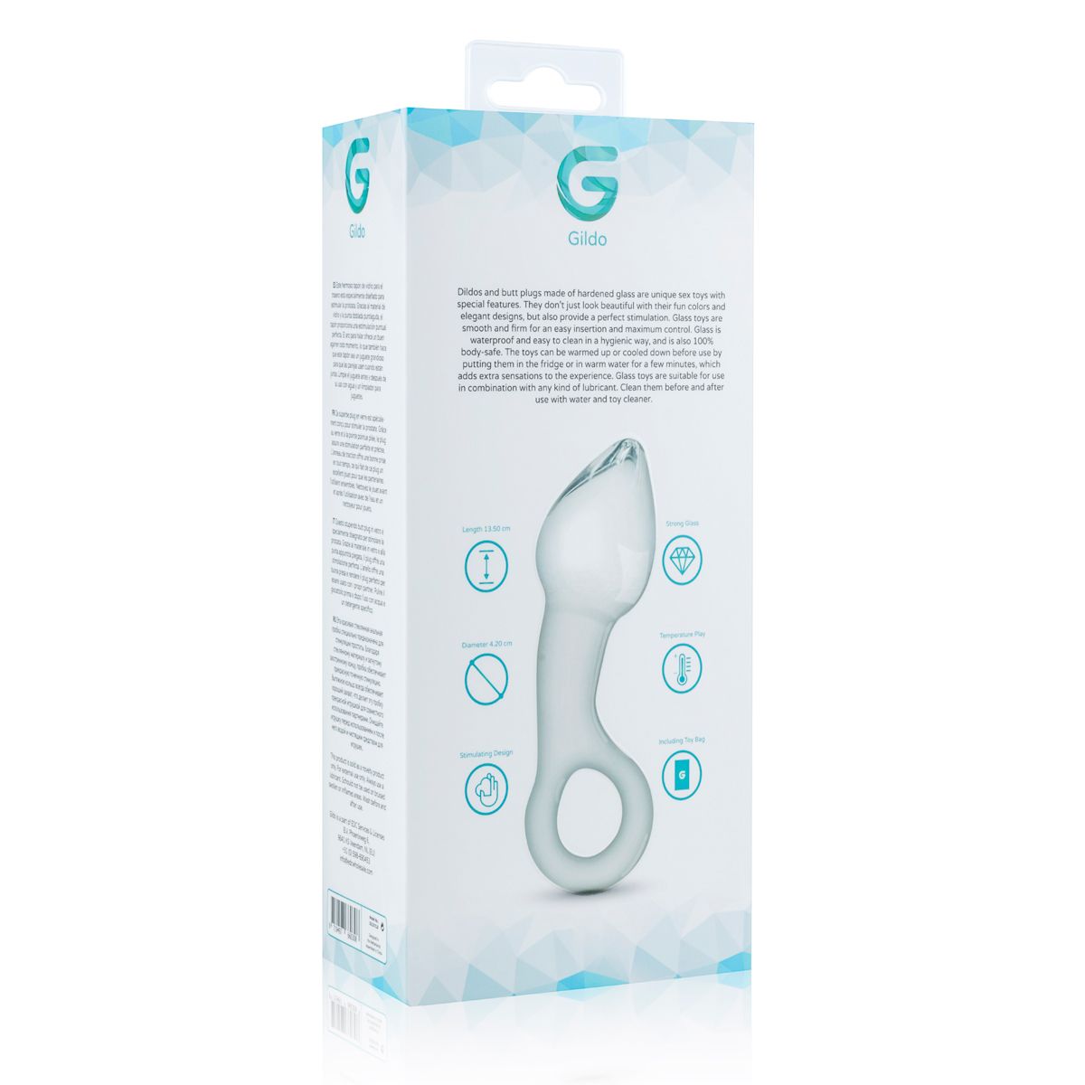 Gildo - Glas-Analplug Nr. 13 - 13,5 cm