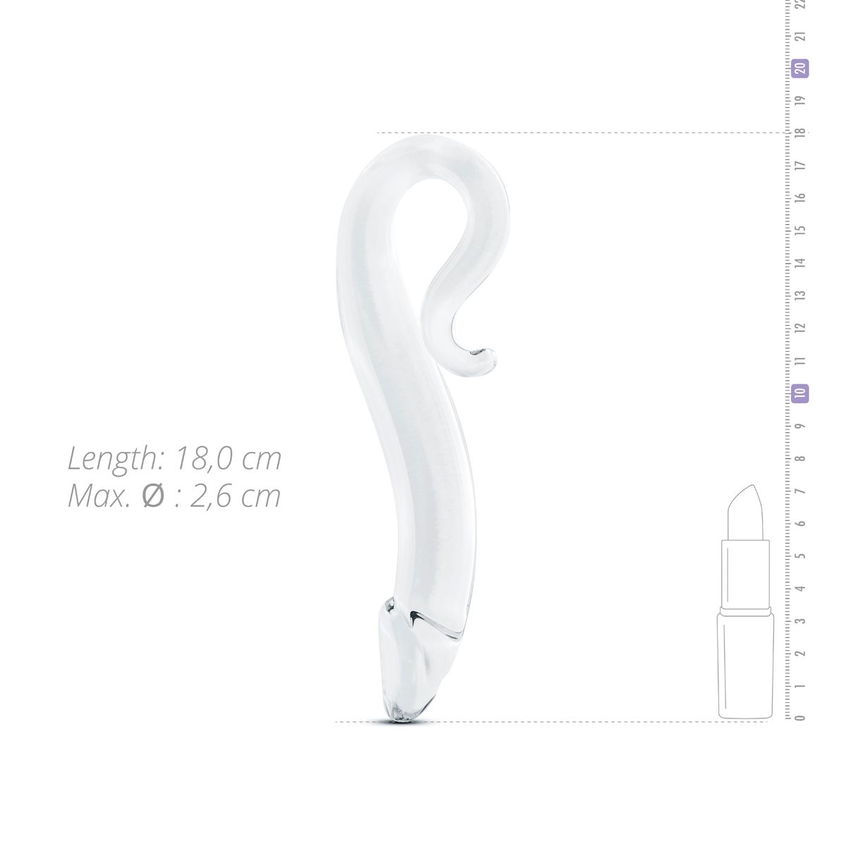 Gildo - Glasdildo Nr. 14 - 18 cm