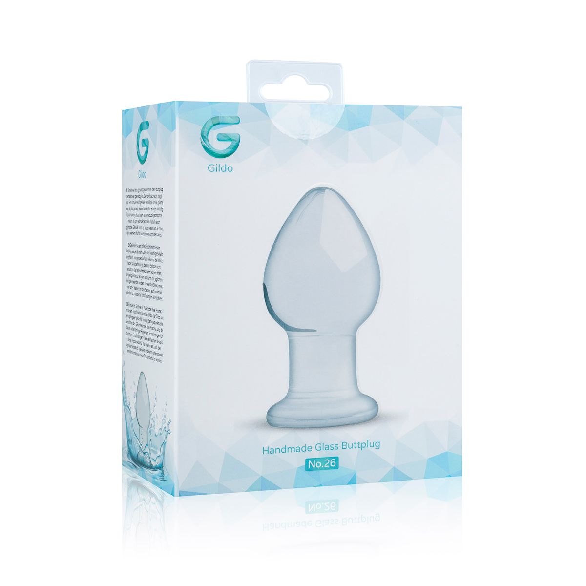 Gildo - Glazen Buttplug No. 26 - 9 cm