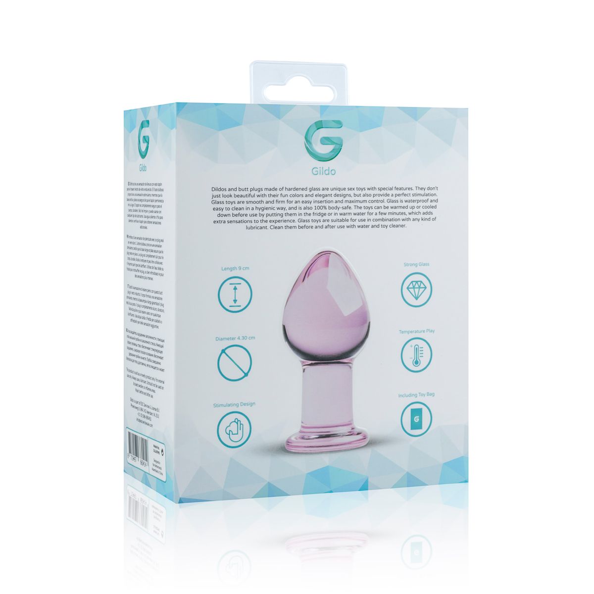 Gildo - Glazen Buttplug No. 26 - 9 cm
