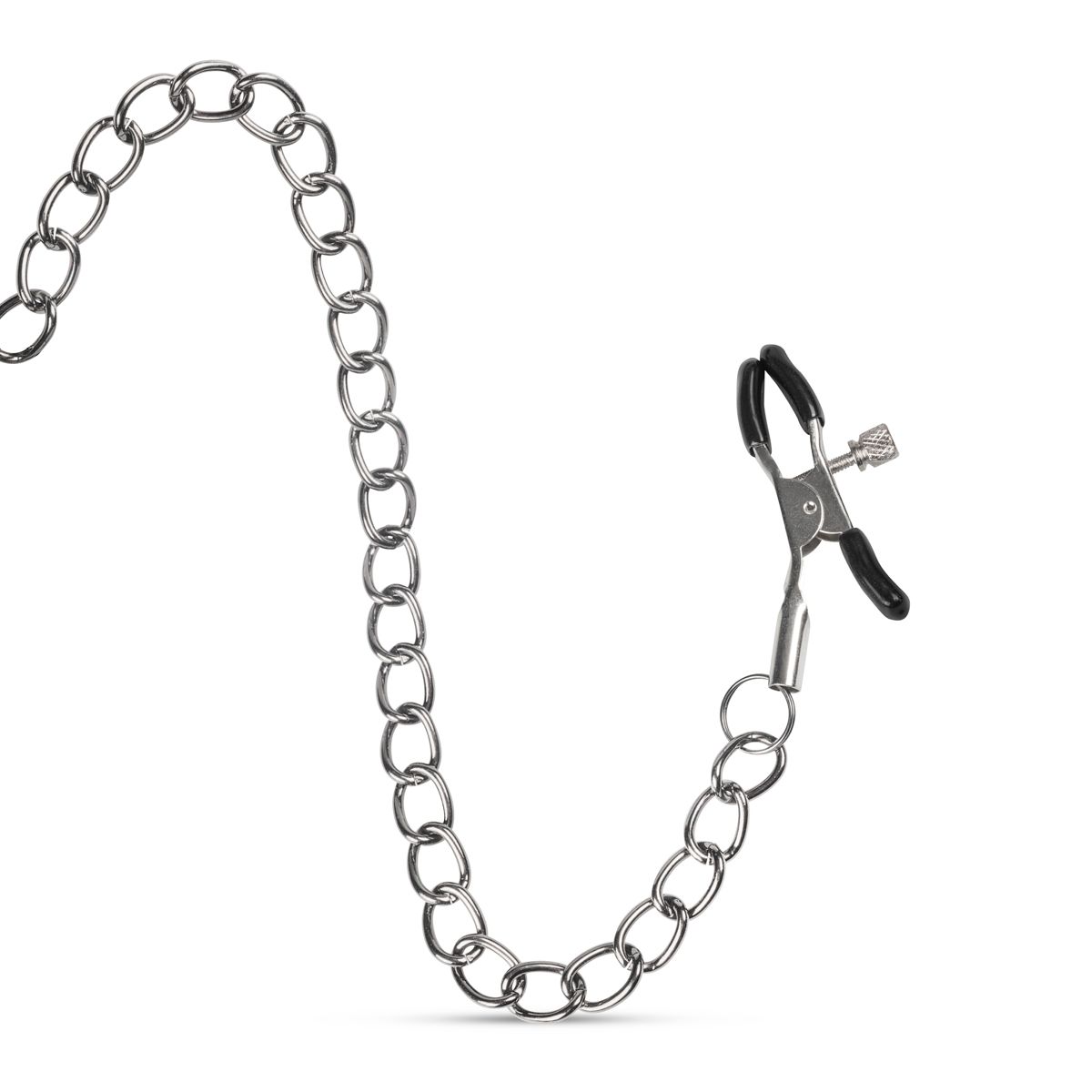 Easytoys Fetish - Offener Ballknebel mit Nippelklemmen