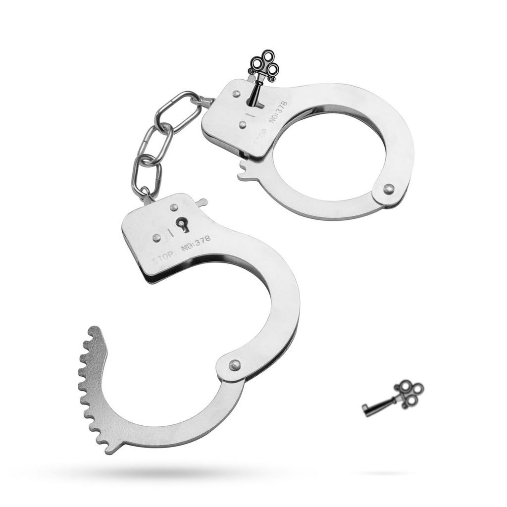 Easytoys Fetish - Handschellen aus Metall - silberfarben