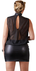 Minikleid transparent