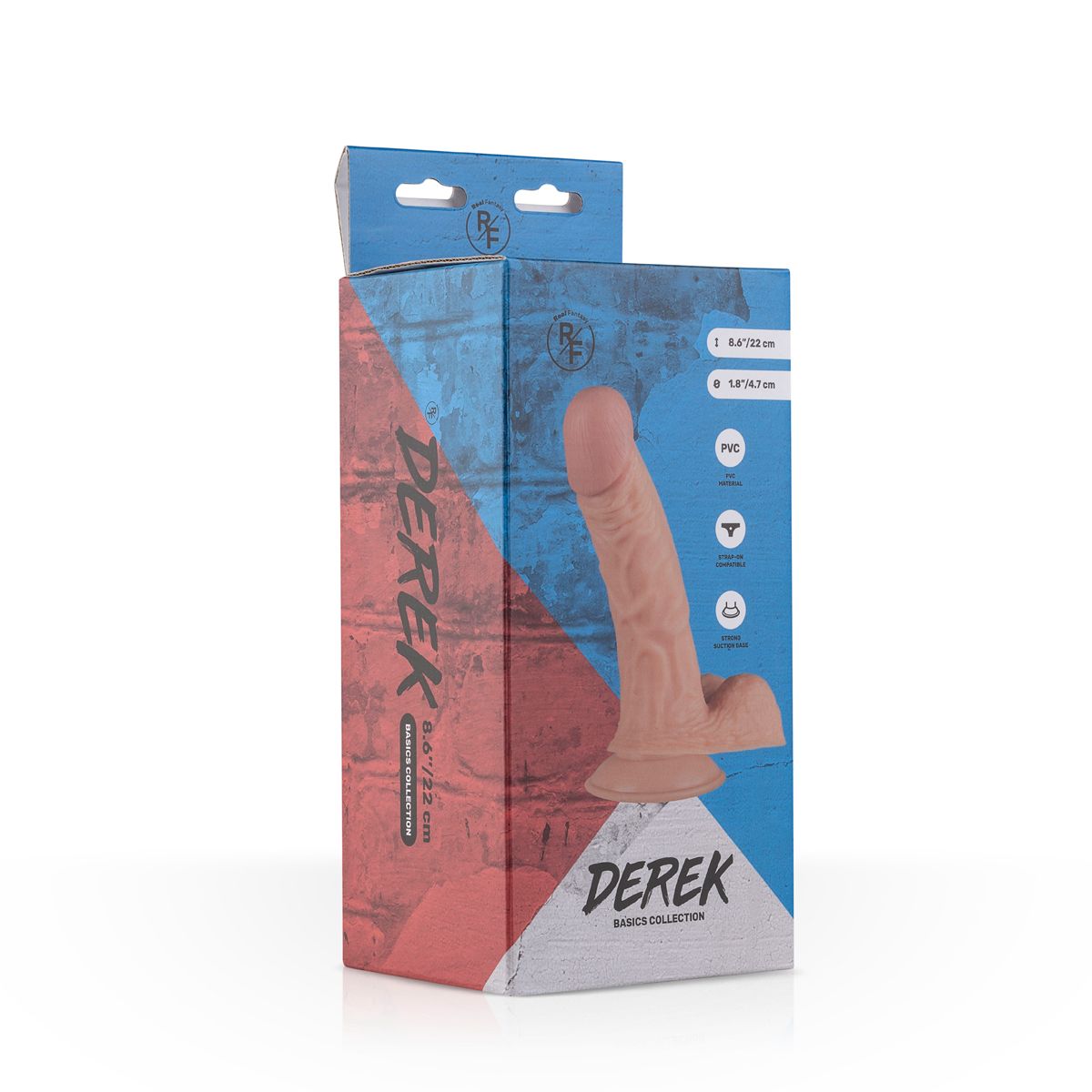 Derek realistischer Dildo - 22 cm