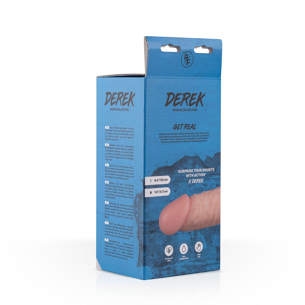 Derek realistischer Dildo - 22 cm