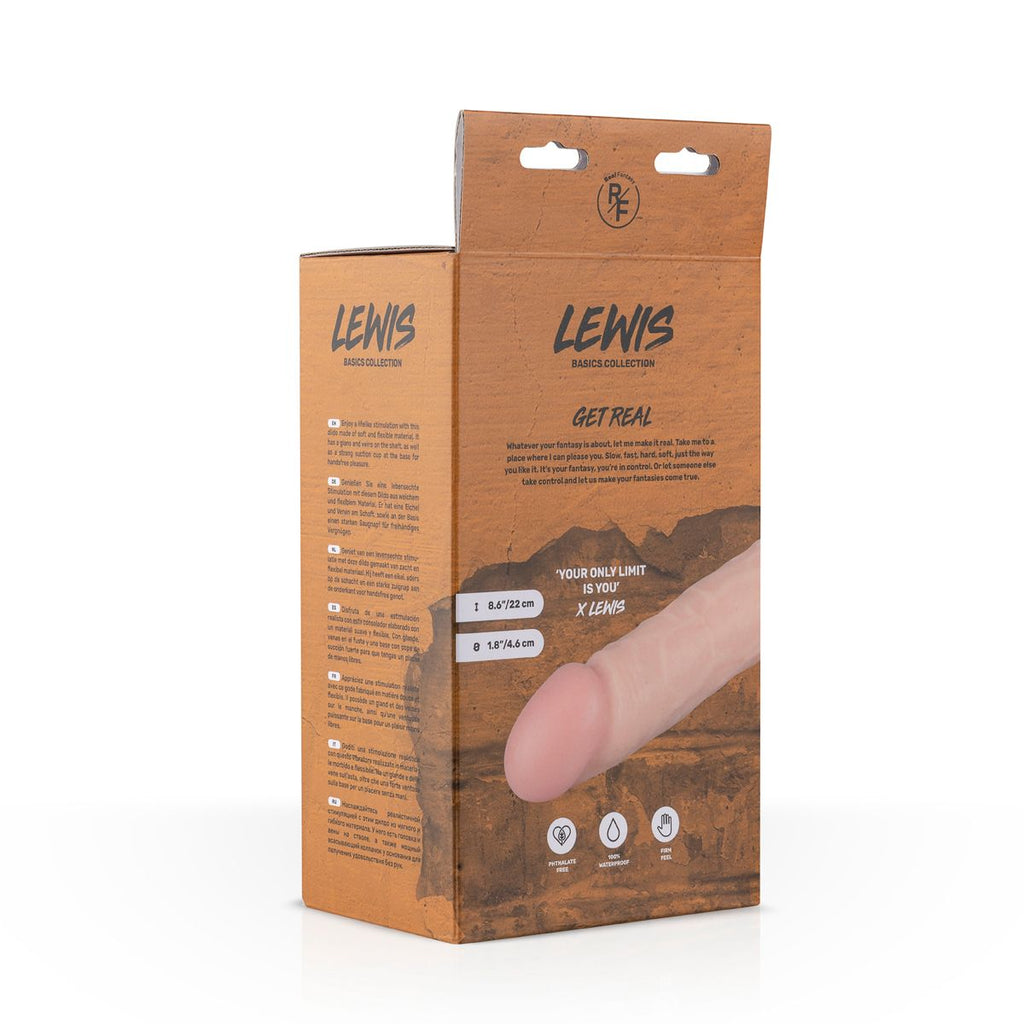 Real Fantasy - Realistischer Vibrator Lewis - 10 Vibrationsmuster