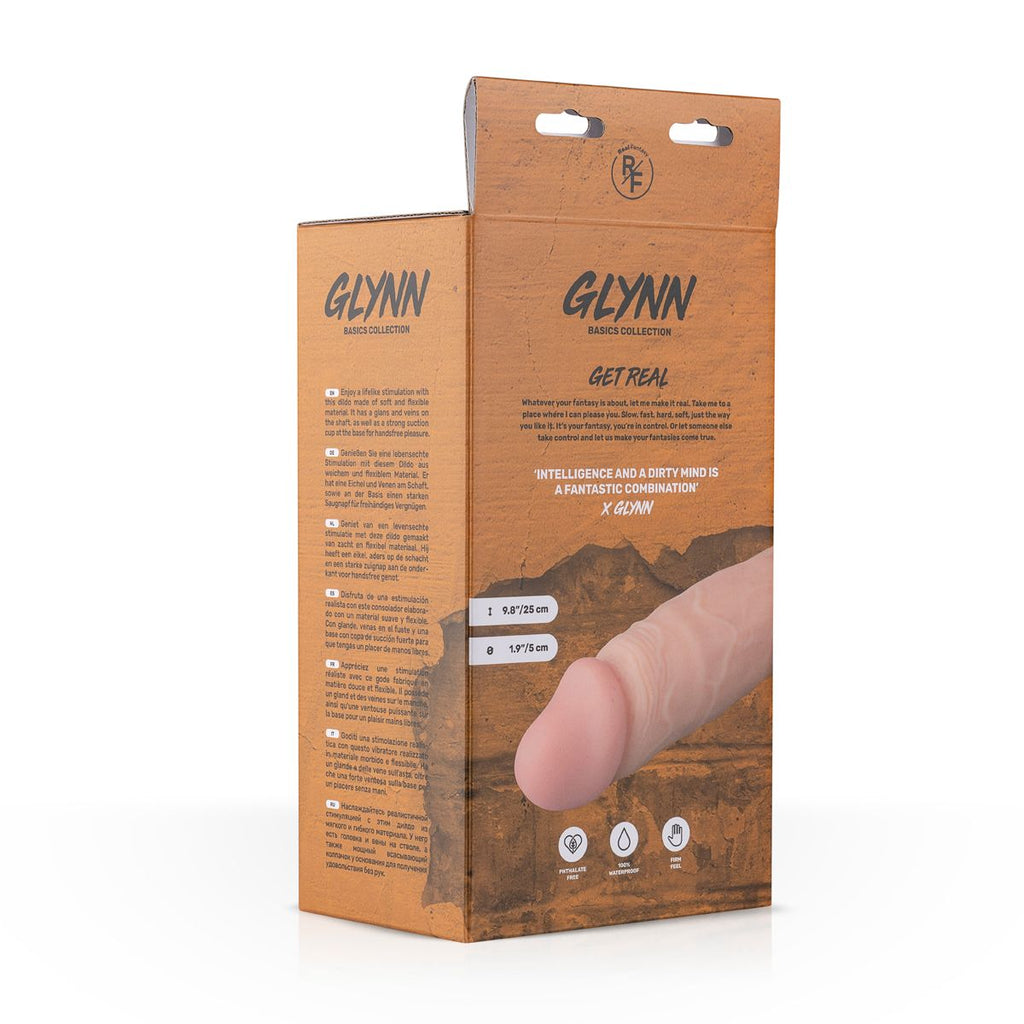 Glynn - Realistischer Vibrator mit Saugnapf und Fernbedienung - 25 cm