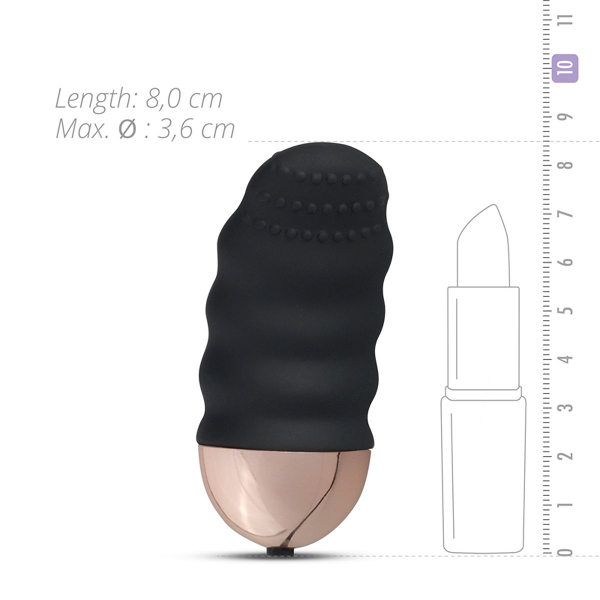 Teazers Geripptes Vibro-Ei mit Fernbedienung